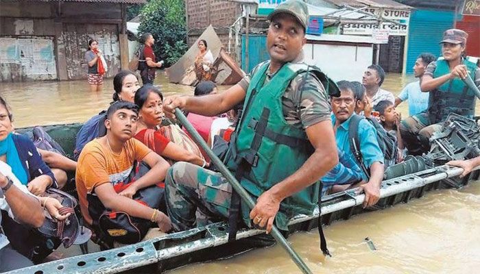 আসামে বন্যায় মৃত ১১৭