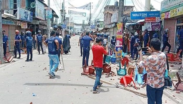 ভোলায় পুলিশের সঙ্গে সংঘর্ষে প্রাণ গেল ‘বিএনপিকর্মীর’