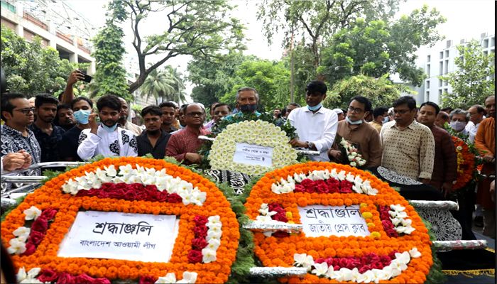 শ্রদ্ধা-ভালোবাসায় সাংবাদিক অমিত হাবিবকে শেষবিদায়