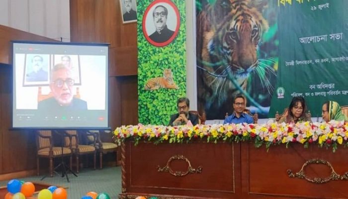 বাঘ সংরক্ষণে বিশেষ প্রকল্প বাস্তবায়ন করছে সরকার: পরিবেশ ও বনমন্ত্রী