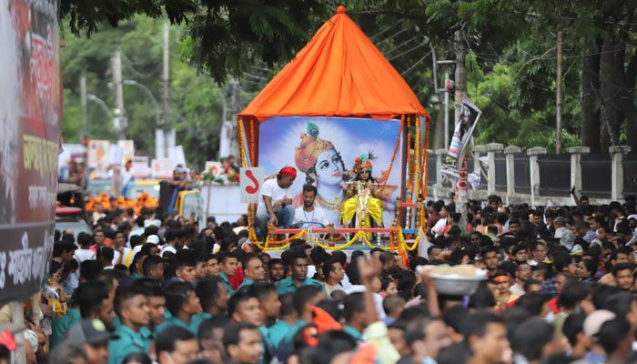 জন্মাষ্টমীর শোভাযাত্রা 