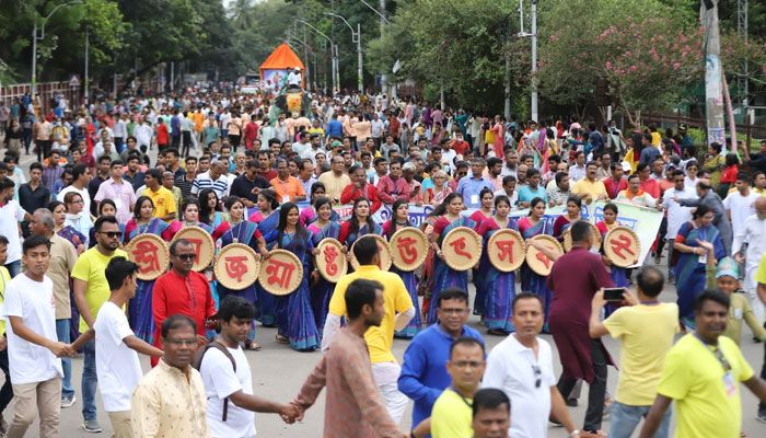 জন্মাষ্টমীর শোভাযাত্রা 