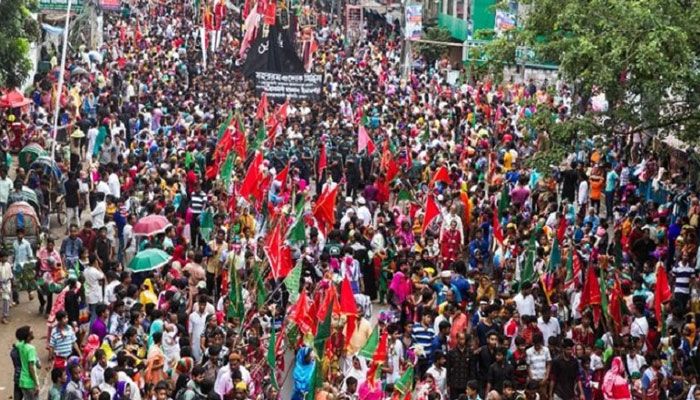 শোক আর মাতমে শেষ হলো তাজিয়া মিছিল