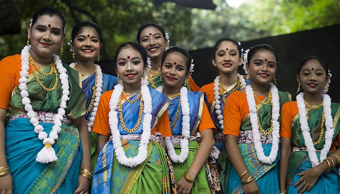 নৃত্যদল ভাবনার শিশু শিল্পীরা। প্রবা ফটো