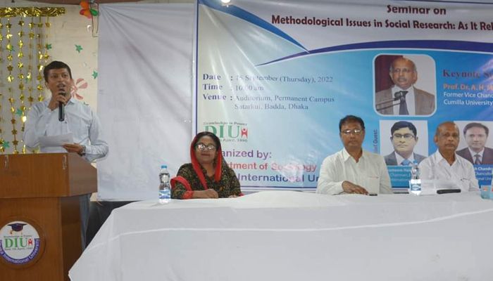 ডিআইইউতে সমাজবিজ্ঞান বিভাগের গবেষণা বিষয়ক সেমিনার অনুষ্ঠিত