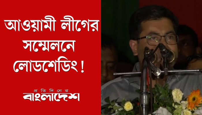 বিদ্যুৎ চলে গেল আওয়ামী লীগের সম্মেলনে! 