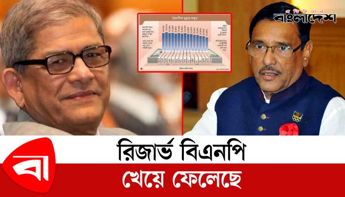 রিজার্ভ বিএনপি খেয়ে ফেলেছে