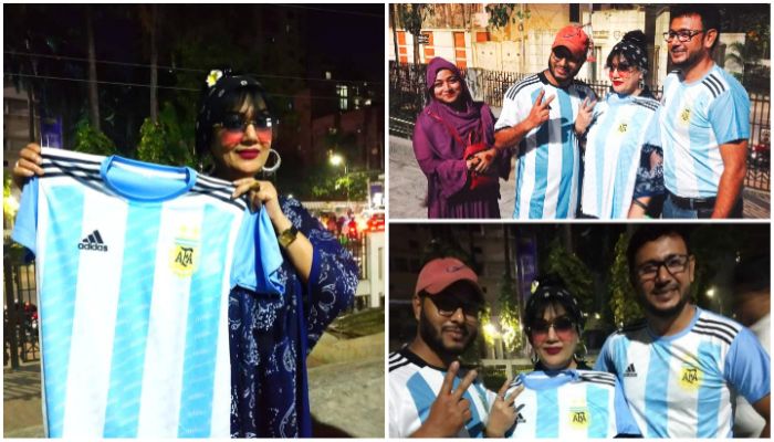 আর্জেন্টিনা ফাইনালে গেলে গরু-খাসি খাওয়াবেন নায়িকা নূতন