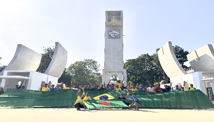 ব্রাজিলের ম্যাচ ঘিরে কুবিতে উৎসবের আমেজ