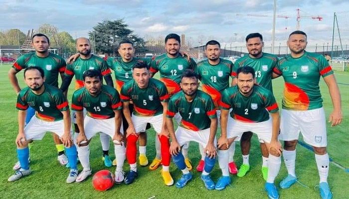 প্যারিস একাদশ ও বিডিএফসি নান্তের প্রীতি ফুটবল ম্যাচ অনুষ্ঠিত