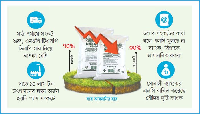 বোরোতে সার সংকটের শঙ্কা