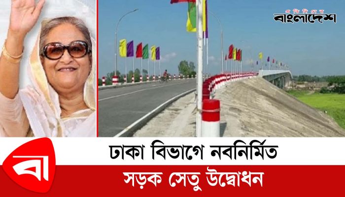 ঢাকা বিভাগে নবনির্মিত সড়ক সেতু উদ্বোধন