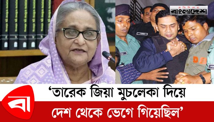 তারেক জিয়া মুচলেকা দিয়ে দেশ থেকে ভেগে গিয়েছিল