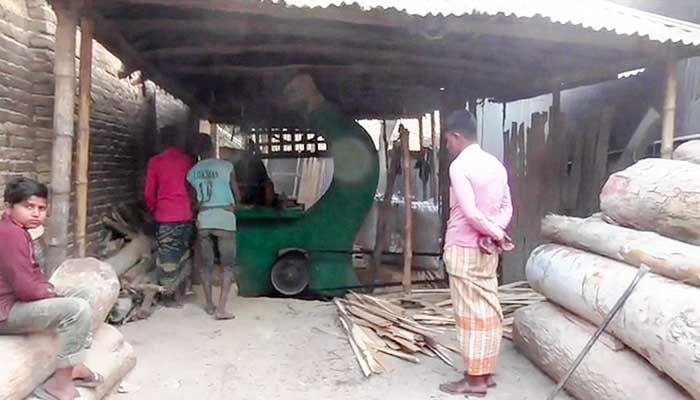 বধ্যভূমিতে করাতকল, মাছের ঘের