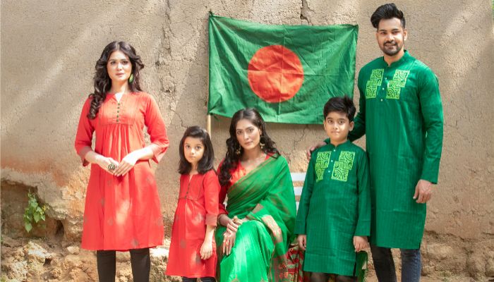 রঙ বাংলাদেশে বিজয়ের পোশাক