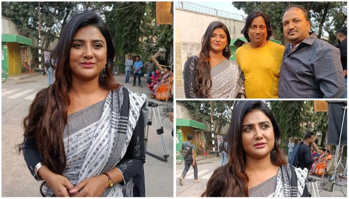 ঢাকায় শুটিং করছেন পার্নো মিত্র