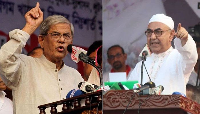 মির্জা ফখরুল-মির্জা আব্বাস। ফাইল ফটো 