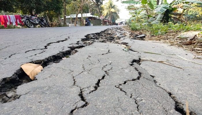 তিন মাসেই ১৩ কোটি টাকার কার্পেটিং সড়ক বেহাল