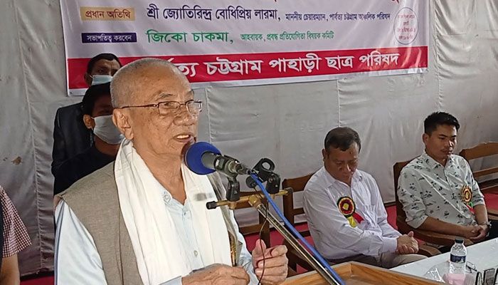 পার্বত্য চুক্তির বাস্তবায়ন হবে না, সংগ্রাম অনিবার্য : সন্তু লারমা 