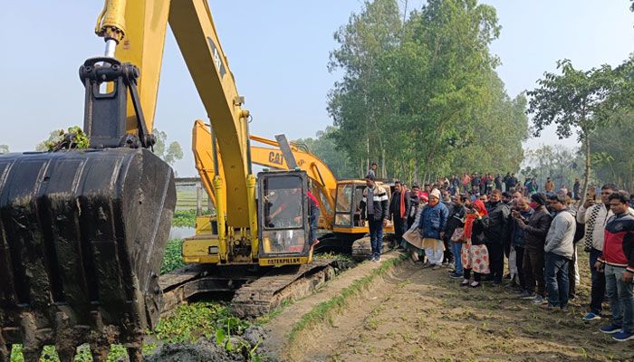 ৬ কোটি টাকা ব্যয়ে শুরু বেলান নদীর খননকাজ 