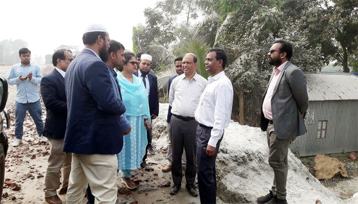 গোপালগঞ্জে আঞ্চলিক মহাসড়ক পরিদর্শনে সওজ’র প্রধান প্রকৌশলী