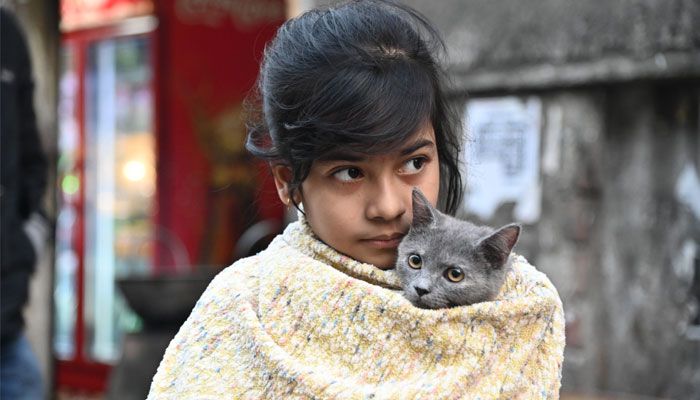 শীতে কাবু প্রাণিকুল
