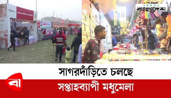 সাগরদাঁড়িতে চলছে সপ্তাহব্যাপী মধুমেলা