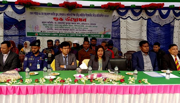 মেহেরপুরে শীতকালীন ক্রীড়া প্রতিযোগিতার উদ্বোধন
