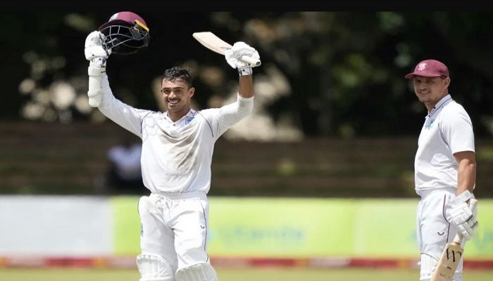 অভিষেক সেঞ্চুরিতেই বাবাকে ছাড়িয়ে গেলেন তাজেনারিন