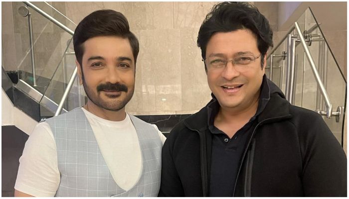 বন্ধু ফেরদৌসের দেখা পেয়ে উচ্ছ্বসিত প্রসেনজিৎ