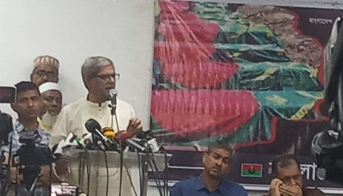 তত্ত্বাবধায়ক সরকার ছাড়া কোনো নির্বাচন হতে দেওয়া হবে না: ফখরুল