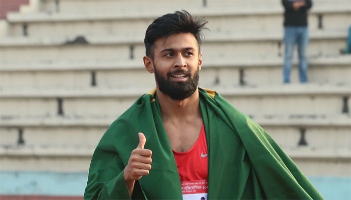দ্রুততম মানবের হাত ধরে এল স্বর্ণ