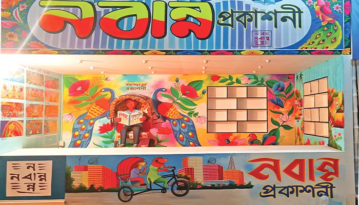 স্টলসজ্জায় রিকশা শিল্প
