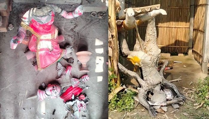 ঠাকুরগাঁওয়ে প্রতিমা ভাঙচুরের ঘটনায় মানবাধিকার কমিশনের উদ্বেগ