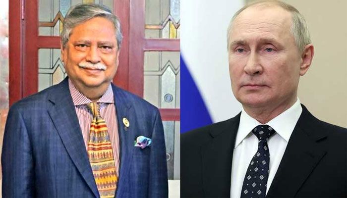 নবনির্বাচিত রাষ্ট্রপতি সাহাবুদ্দিনকে পুতিনের শুভেচ্ছা