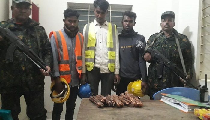     রামপাল তাপবিদ্যুৎ কেন্দ্রের তামার তার চুরি, আটক ৩