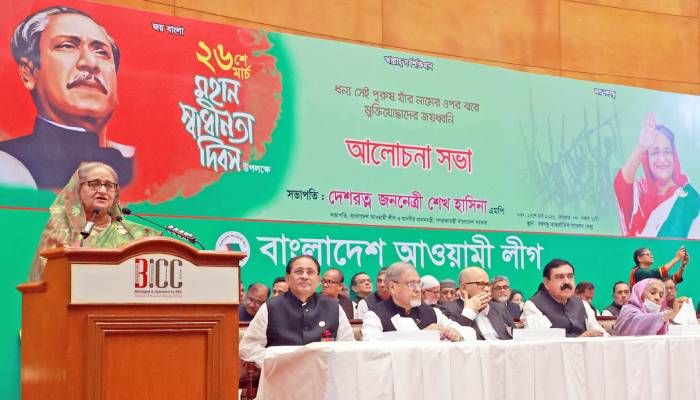 আমাদের ধারাবাহিক গণতন্ত্র অনেক আন্তর্জাতিক শক্তির অপছন্দ : প্রধানমন্ত্রী
