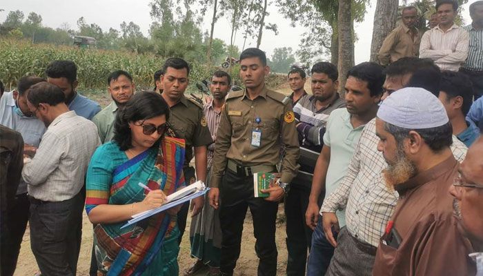 করতোয়া নদী দখল করে রাস্তা তৈরি, টিএমএসএসকে জরিমানা