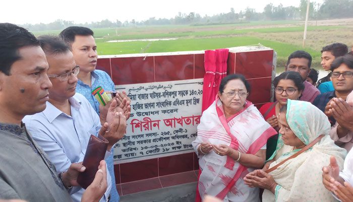 প্রয়াত সাংবাদিক এবিএম মূসার নামে সেতু উদ্বোধন