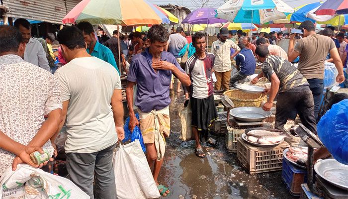উন্নয়নের ছোঁয়া লাগেনি মৎস্য আড়তে