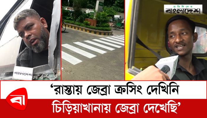 ‘রাস্তায় জেব্রা ক্রসিং দেখিনি, চিড়িয়াখানায় জেব্রা দেখেছি’ 