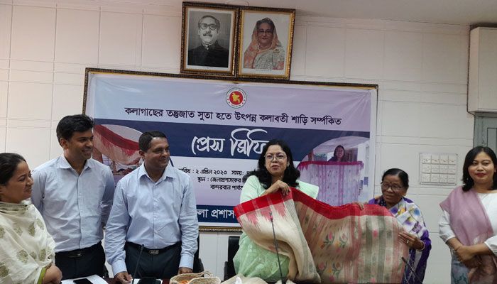 প্রধানমন্ত্রীকে উপহার দেওয়া হবে কলাবতী শাড়ি