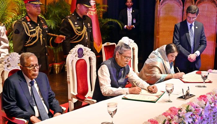বঙ্গভবনে নতুন রাষ্ট্রপতি মো. সাহাবুদ্দিন