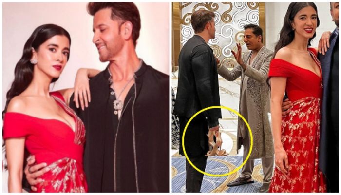 প্রেমিকার জুতো হাতে নিয়ে ঘুরছেন হৃতিক