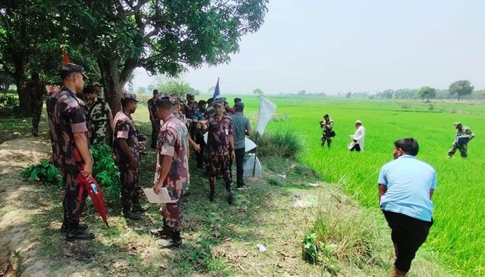 ৪৫ বছর পর ভারতের কাছ থেকে নওগাঁ সীমান্তে ৭৫ শতাংশ জমি পাচ্ছে বাংলাদেশ