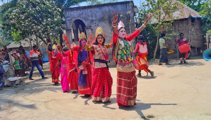 শিব গাজনের নাচ 