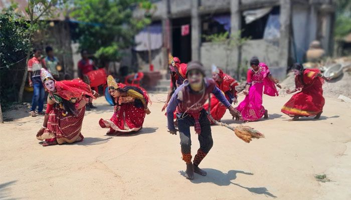 শিব গাজনের নাচ 
