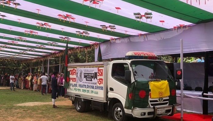 সাভারে জাফরুল্লাহ চৌধুরীকে সর্বস্তরের মানুষের শ্রদ্ধা