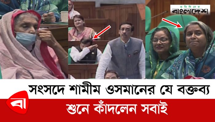 সংসদে শামীম ওসমানের যে বক্তব্য শুনে কাঁদলেন সবাই