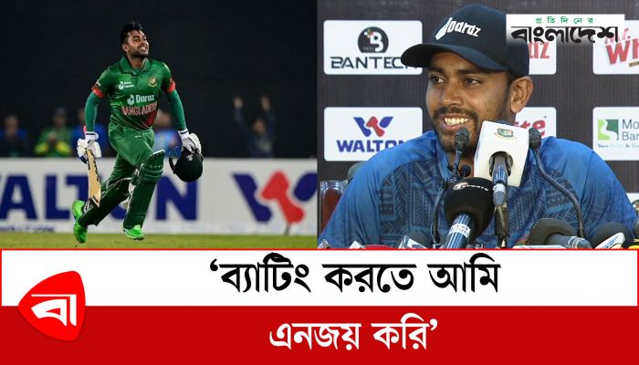 ব্যাটিং করতে আমি সব সময় এনজয় করি : মেহেদী মিরাজ